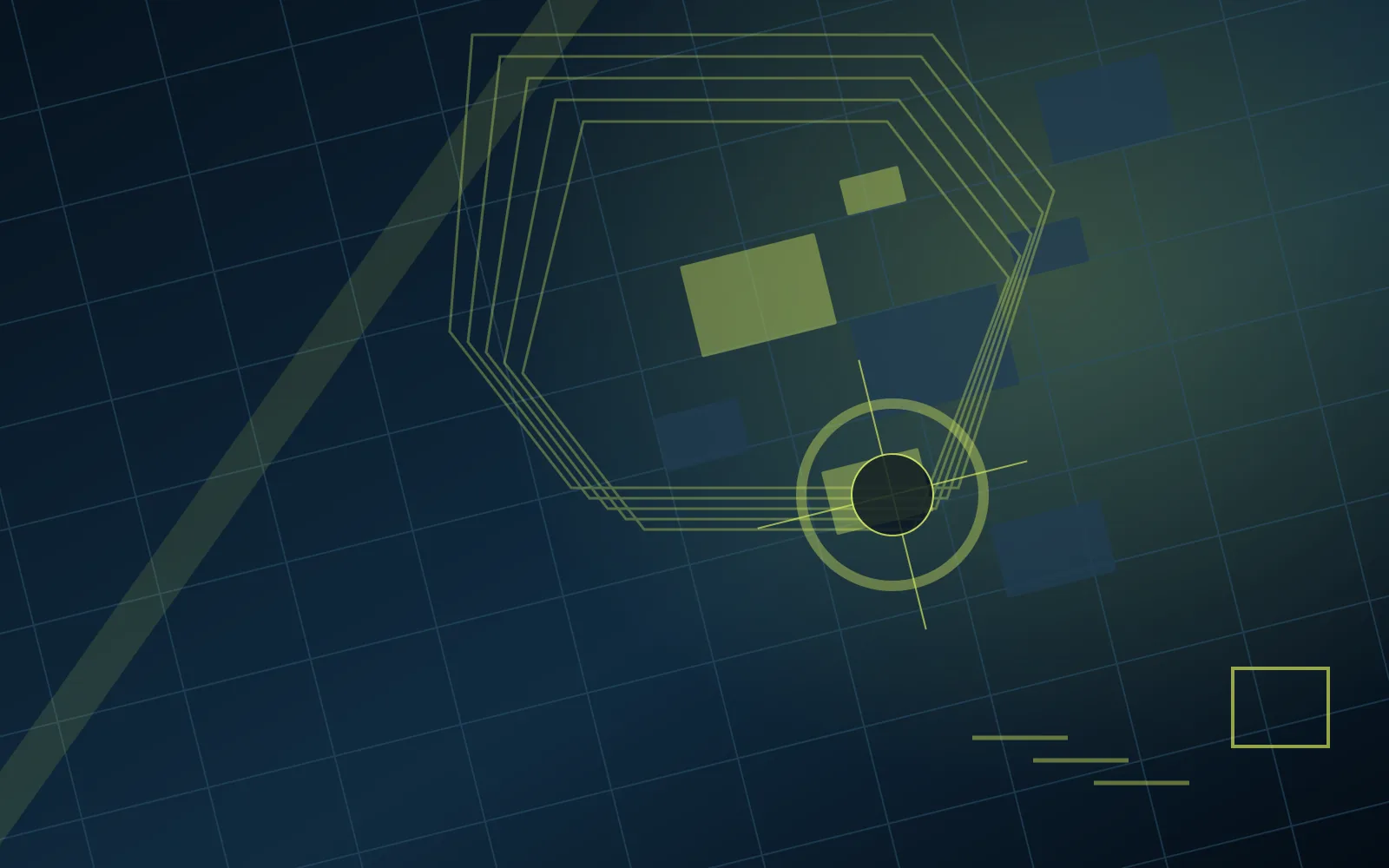 Original abstract street-grid artwork for weapon skin unlocks